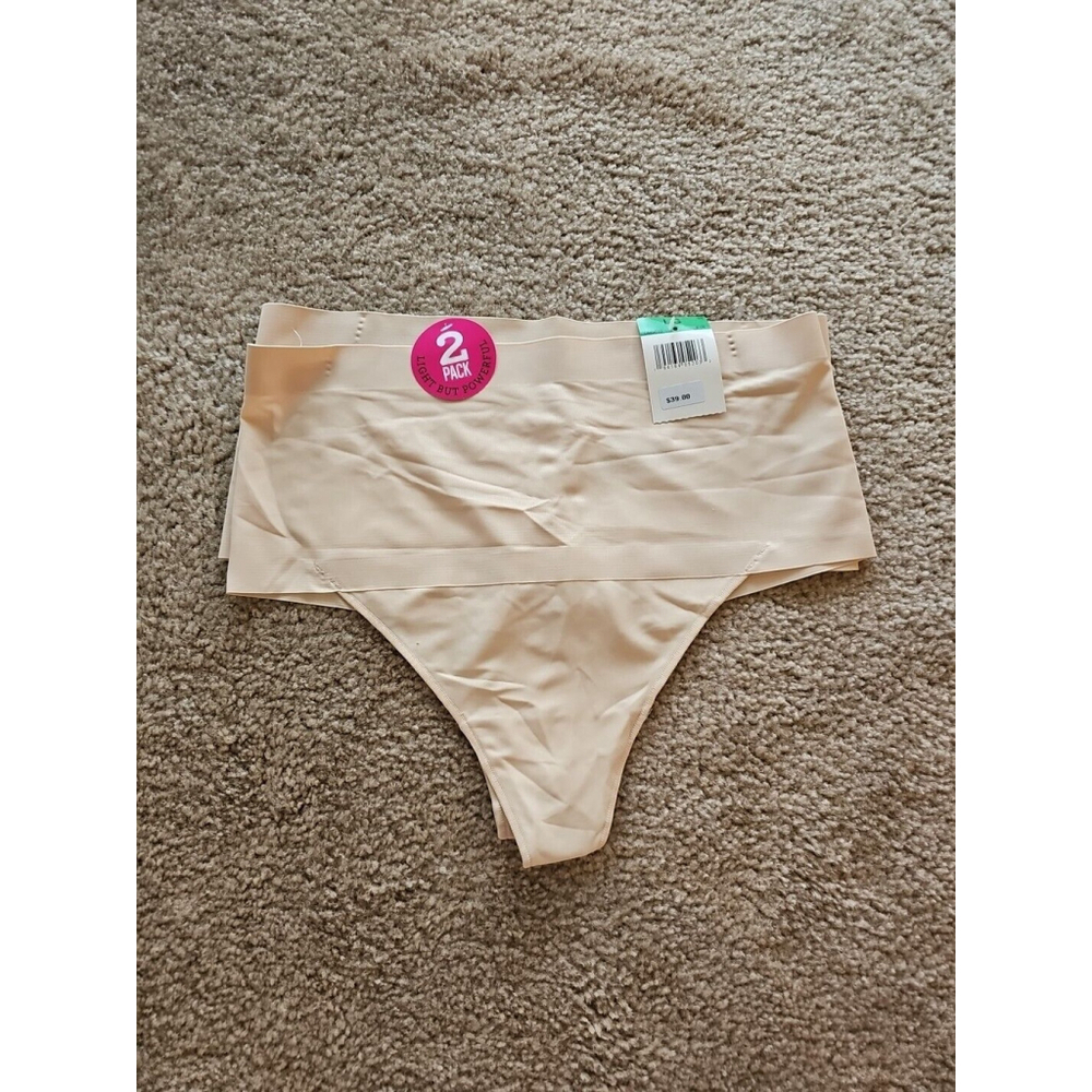 Maidenform Womens Shaping Thong 2 Pack Large New